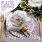 Trendables Fancy Plastic Wedding Dinnerware Set – Gold Disposable Forks Spoons Knives, 10” Charger Plates & 8” Dessert Plates – Elegant Reception, Holiday, Banquet & Special Event Supplies